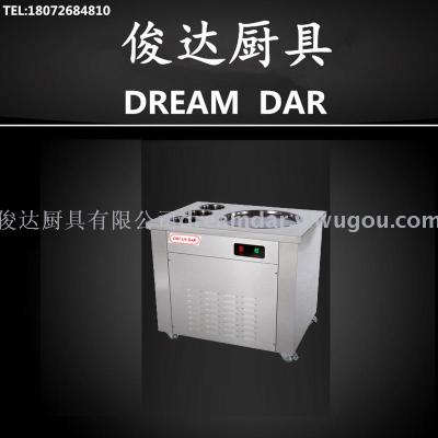 Single-Pot Fried Ice Cream Roll Machine, Fried Yogurt Machine Fried Ice Cream Roll Fried Ice Machine Factory Direct Sales