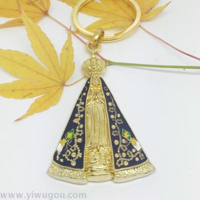 Three-dimensional golden camel key chain travel souvenir yiwu factory gift customization