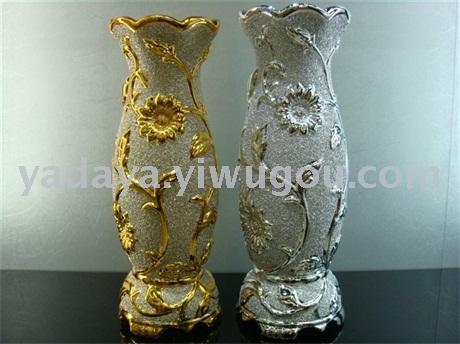 electroplated fine frosted european-style ceramic vase flower ware is affordable