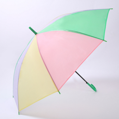 Rainbow watermelon green umbrella outdoor portable straight pole umbrella-protected sun shade umbrella wholesale