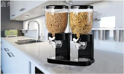 TV double head cereal machine cereal barrel food can double cup separator