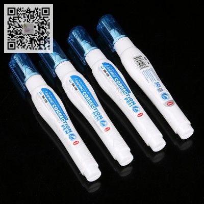 Blue and white ink fast dry environmental protection non-toxic 10ML correction fluid pencil