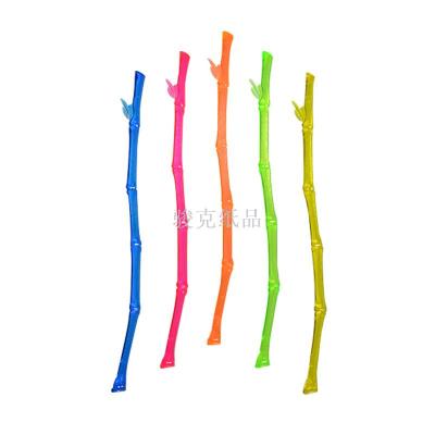 Colorful bending bamboo star bar and bar