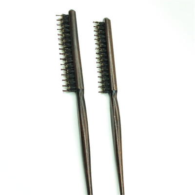 Factory direct selling pig bristle comb hair comb three rows of hair comb hair comb.