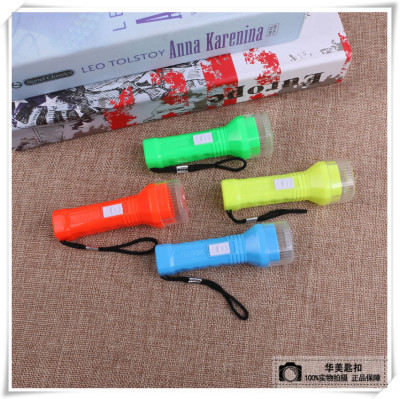 Creative flashlight manufacturers direct plastic mini flashlight gift