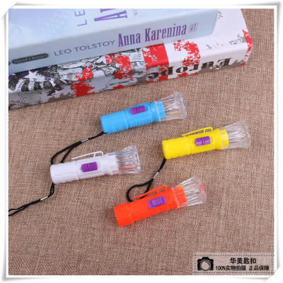 Led band clip portable plastic flashlight mini creative portable flashlight