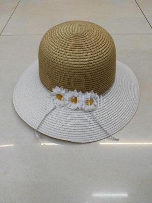 Chengwen straw hat girl summer Korean version of the top hat tide joker sun hat sun hat beach hat