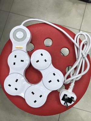 The British plug in the five sockets of a large British plug in a large British plug