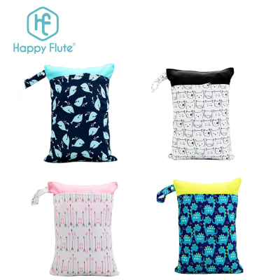 Happy flute 30*40 double-zipper waterproof pouch with multi-color diaper bag
