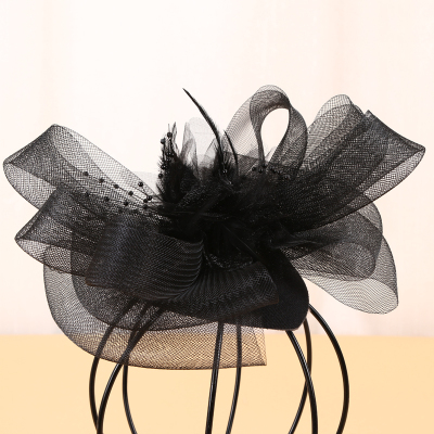 Zhu Yunlong Hat Industry Veil Headdress Hair Accessories Ball Elegant Billycock Banquet Top Hat