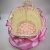 Factory direct sales of 10 yuan high-quality fruit basket storage basket cloth art lace blue basket