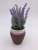 Fashionable new imitation green plant artificial flower bonsai plastic lavender plant potted tabletop household