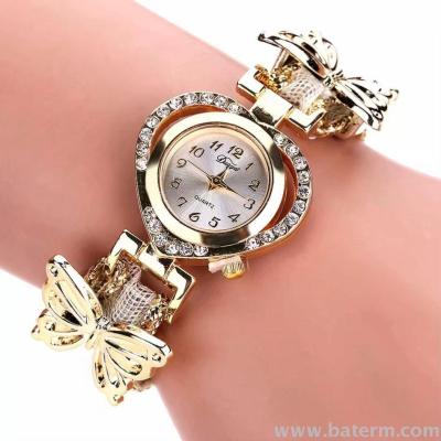 Fashion popular national wind love watch butterfly decorated lady bracelet watch