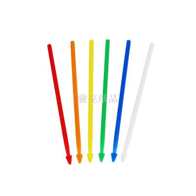 Long color arrow fruit fork party party to customize the logo fruit fork