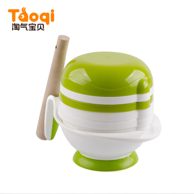 The baby's auxiliary food grinder, manual food and food, baby fruit puree, grinding bowl