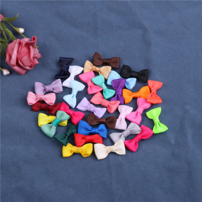 All kinds of weave hand bow small bow gift box bow mixed color 2.5-3cm