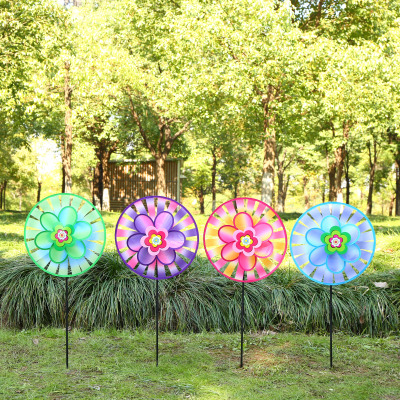 2018 new style fantasy colorful cloth decorative toy windmill kindergarten holiday decoration