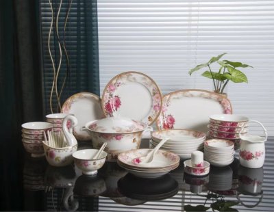 Jungong ceramic high-grade bone China tableware gifts wholesale.