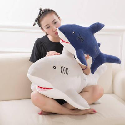 Shark whale doll, feather cotton pillow plush toys