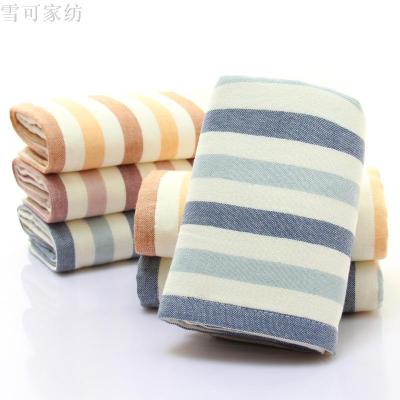 Double layer gauze towel towel cotton day department simple l rhythm space towel