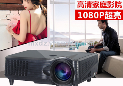External WIFI mobile phone tablet android home projector home projector hd projection TV.