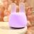 Creative Angora rabbit lamp colorful silicone LED nightlight USB charging atmosphere lamp gift
