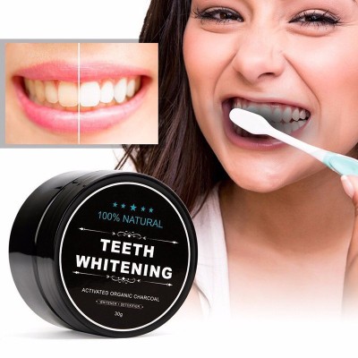 100% Pure Natural Activated Carbon Tooth Powder Black Bamboo Charcoal Teeth Cleaning Powder Coconut Shell Powder