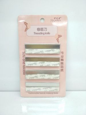 Izhi eyebrow razor blade stainless steel 4 wear eyebrow razor blade beauty cosmetic tool quality hot style.