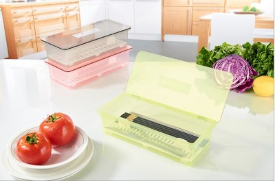 Creative plastic chopsticks chopsticks box fashion dust-proof box drop tableware receive a case