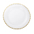 Glass beads plate western food wedding main dish dry fruit plate.