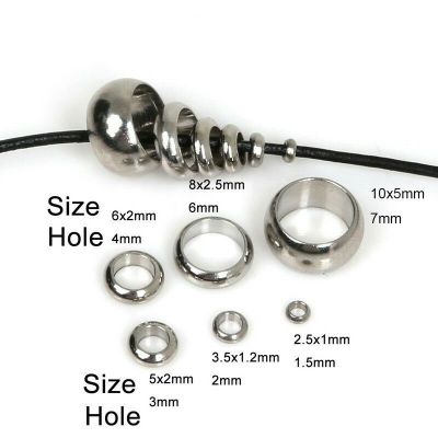 Product name: stainless steel accessories hole beads\nColor: steel
