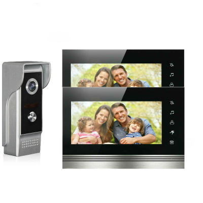 7"Inch Touch Screen Video Door Phone Doorbell Intercom Monitor Visual Security Camera Bell System For Home Office