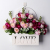 LOVE hangs a basket of the decoration of a multi-use silk flower decoration artificial flower.