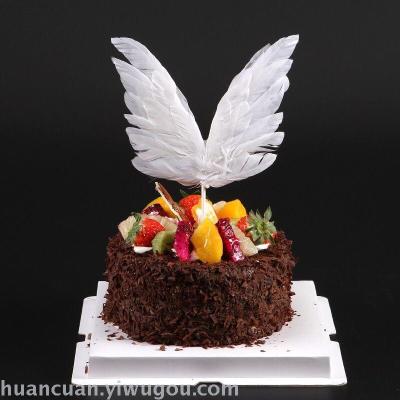 Factory Direct Sales Angel Feather Wings Cake Accessory