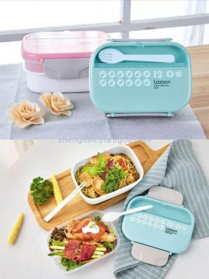 Lunch box with a fresh single-layer dining box.