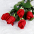 Wedding wedding celebration valentine's day gift of wet flannelette rose bouquet imitation flower.