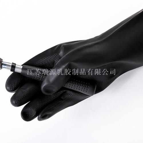 Waterproof industrial Gloves Kitchen Dishwashing Oil-Resistant Household Latex Gloves Daily Necessities Wholesale 140G