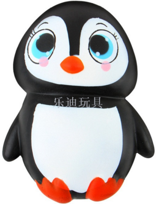 Squishy slow rebound female penguin pu simulation vent pressure children's toy display creative