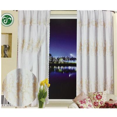 African South American living room bedroom curtain shading cloth simple stripe cloth curtain.