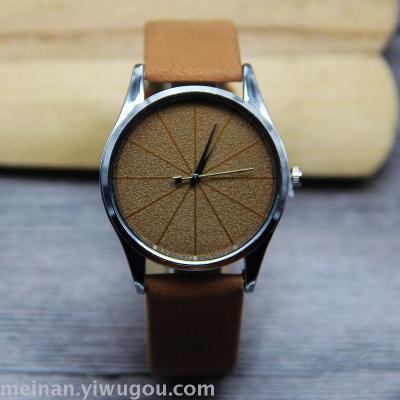 The new men and women series of students simple belt watch.