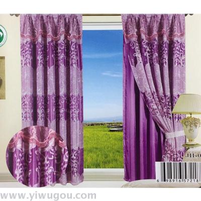 Africa South America living room bedroom curtain shade cloth simple cut cloth curtain.