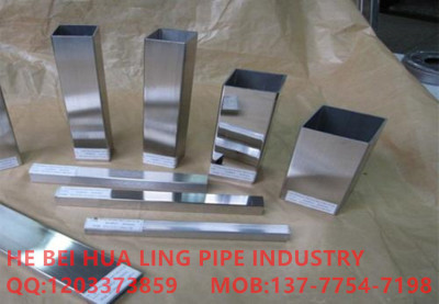 Hebei hualing, high strength of 316 stainless steel round tube, square tube