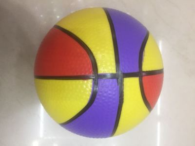 Round multi-color PVC painted Toy ball