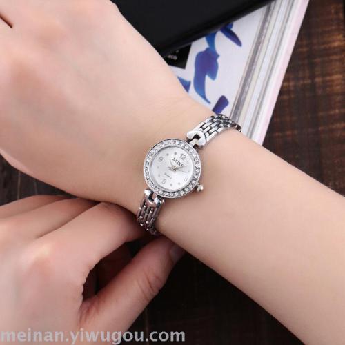 Factory Direct Sales New Women‘s Diamond Small Bracelet Watch