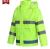 Net fluorescent yellow green road traffic safety reflective raincoat suit adult split raincoat.