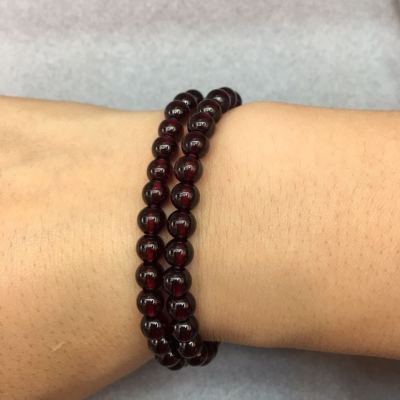 Creative wine red garnet women's bracelet and bracelet accessories