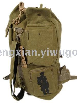  canvas increases the outdoor backpack backpack tour bag mountaineering bag American moving bag.