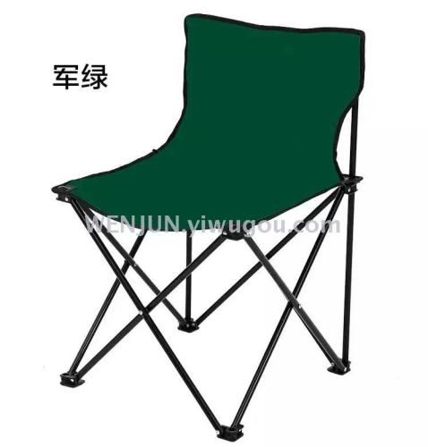 supply solid color small one-piece chair folding chair leisure chair fishing chair in stock wholesale