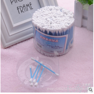 PVC box plastic cotton swab, cosmetic ear nose cleaning disposable cotton bud cotton cotton sticks 