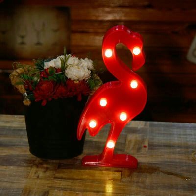 Flamingo lamp, pineapple lamp, modelling lamp, digital lamp.